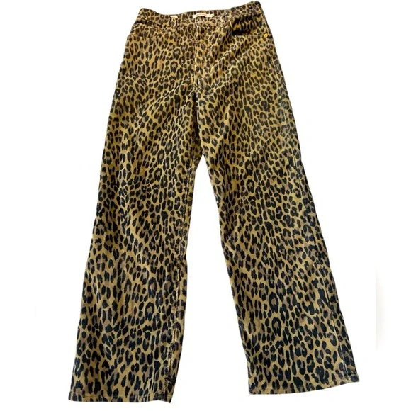 Levi's Brown Leopard Print Ankle Pants - Picture 6 of 15